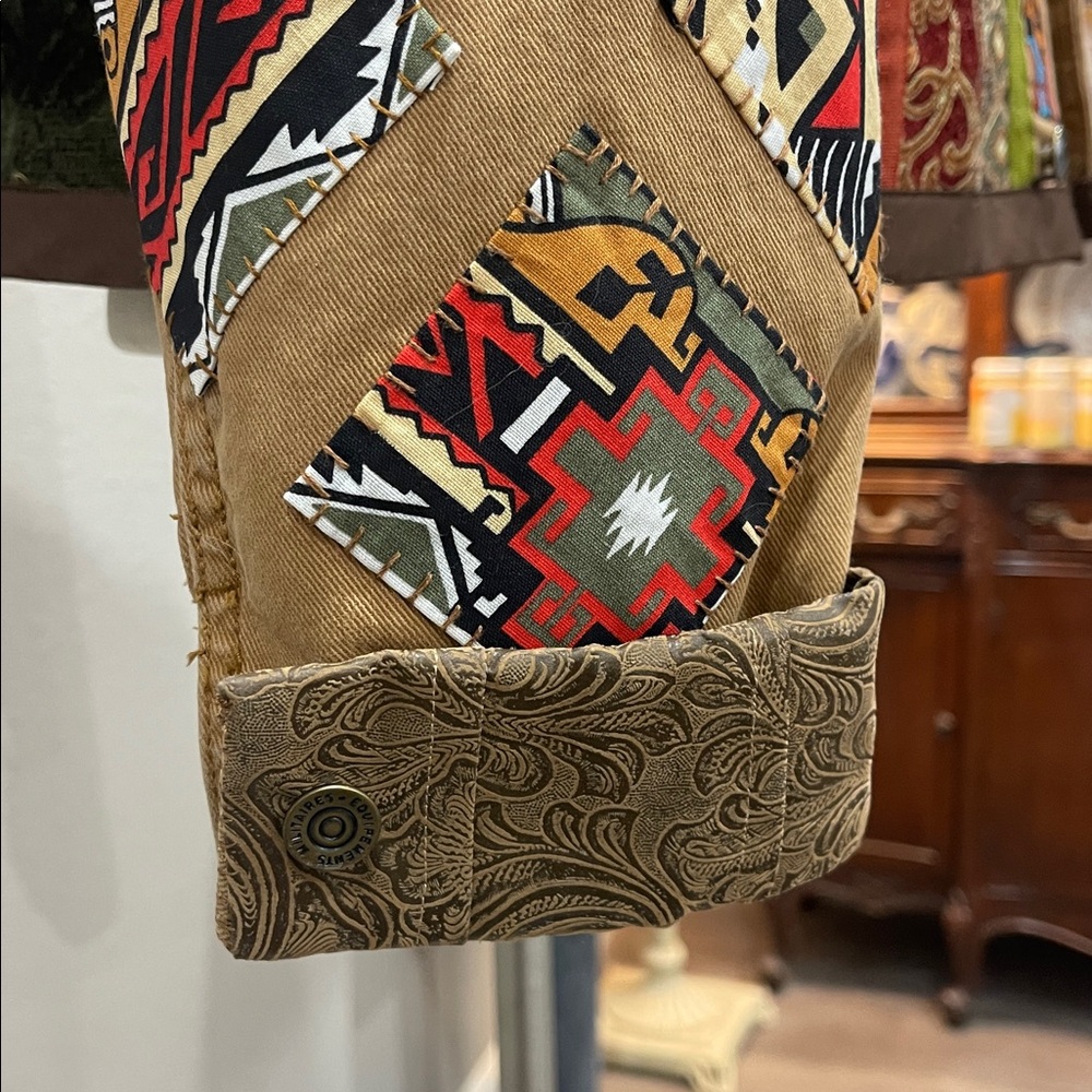 Upcycled Patchwork Denim Jacket - image 5